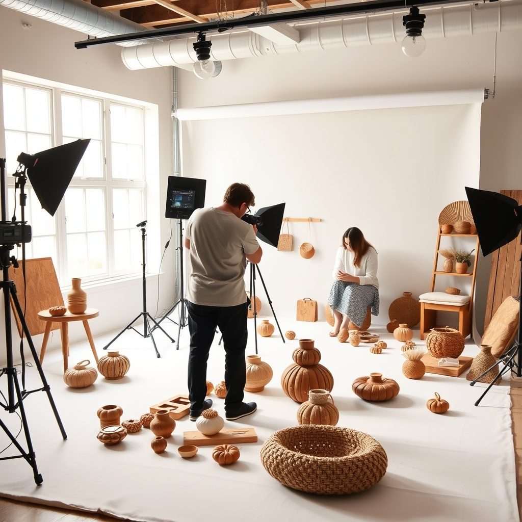 Example of product photography preparation