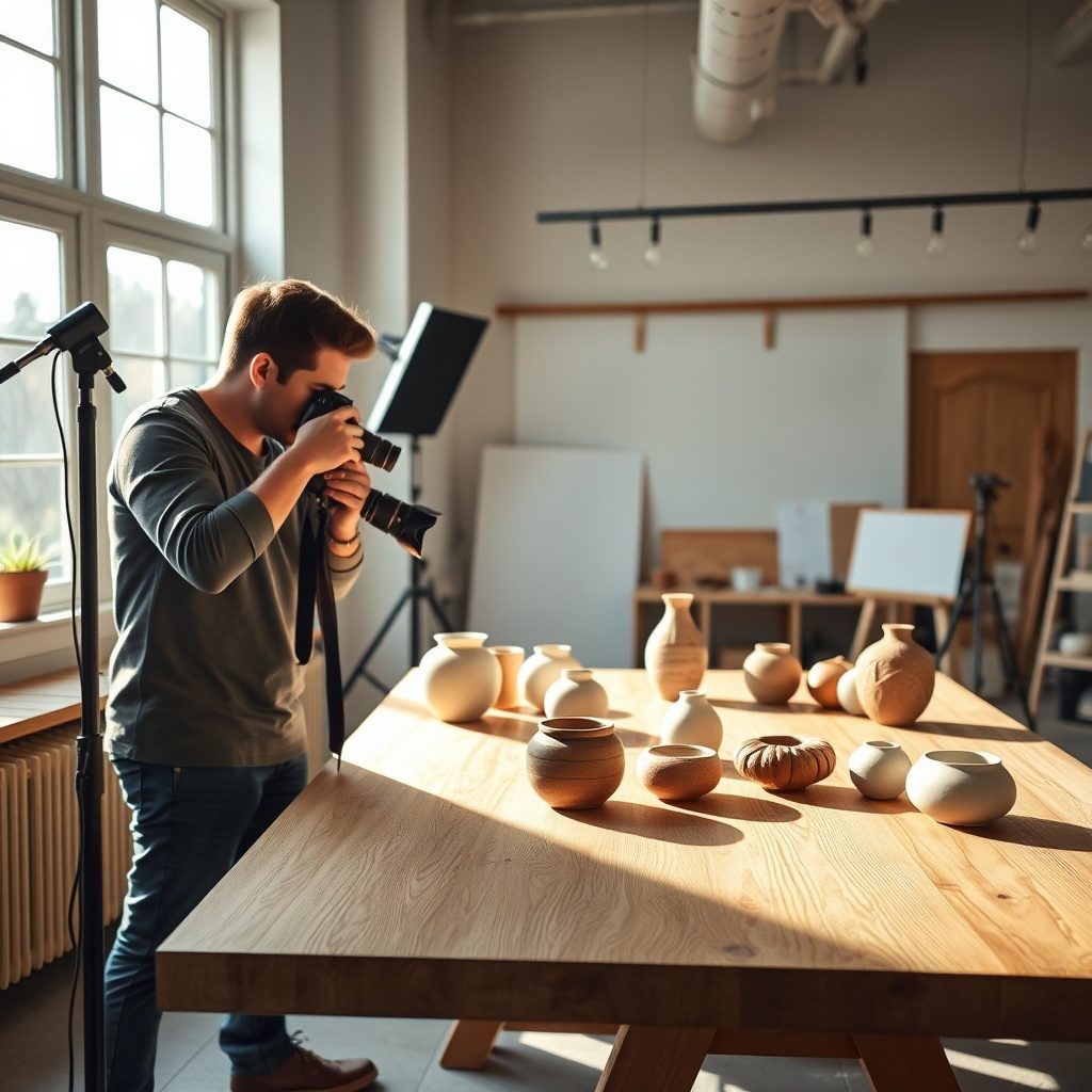 Product photography setup